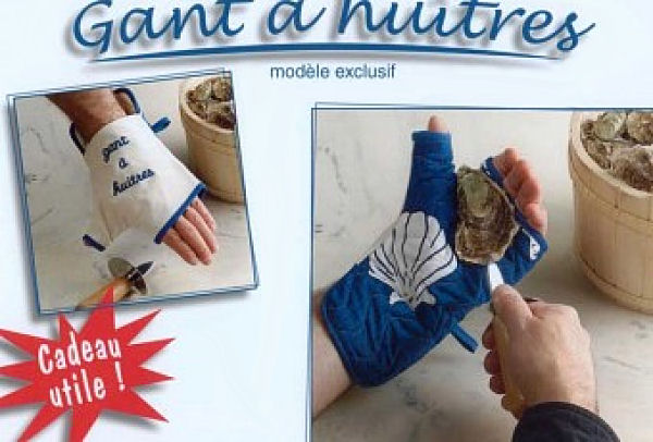 LOUZIR Gant de Boucher - Gant Huître avec Gant Intérieur - Huîtres
